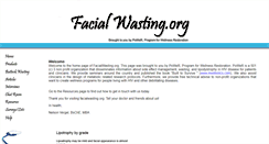 Desktop Screenshot of facialwasting.org